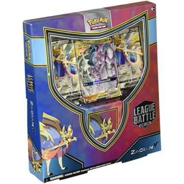 Imagem de Pokémon: Deck de Cartas Colecionáveis Zacian V League Battle, Multicolor, 60 cartas