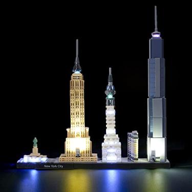 Imagem de GEAMENT Upgraded Version Light Kit for New York City - Compatible with Lego Architecture 21028 Building Blocks Model (Model Set Not Included)