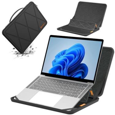 Imagem de Smatree Capa protetora rígida de EVA com suporte compatível com bolsa para notebook Samsung Galaxy Book4/Galaxy Book3 de 15,6 polegadas (MS79)