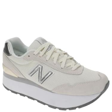 Imagem de New Balance Tênis feminino 515h V1, Sal marinho/prata metálica, 41