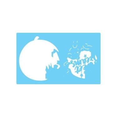 Imagem de Stencil De Parede Tamako Sweet Dreams - 55 X 90Cm - Ref 444 - Stencil 