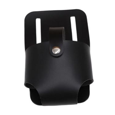 Imagem de ＡＷＨＡＯ Suporte para fita métrica para cinto de encanadores, ferramenta leve de seguro de mão de obra para eletricistas, clipe de cinto para fita métrica, Preto