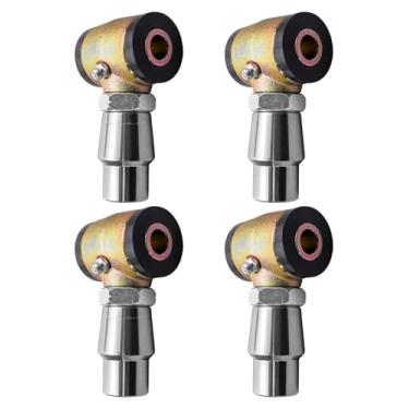 Imagem de ULZOZN Kit de buchas roscadas de 1,9 cm 1,905.0 cm, buchas de furo de parafuso de 4 elos 1/5.1 cm, extremidade da haste e buchas de suspensão para kit de 4 elos esquerdo e direito 2 peças