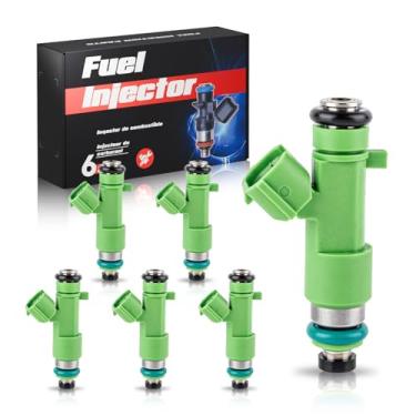 Imagem de ENA Injetores de combustível de 12 furos compatíveis com INFINITI Q50 FX35 EX35 G35 Nissan Altima Maxima Murano 350Z Pathfinder 3.5L 2008 2009 2010 2011 2012 2013 2014 2015 2016 Substituição para
