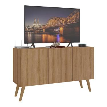Imagem de Rack Retrô Para Tv Até 32 Polegadas Com Mp1067 Rustic natural