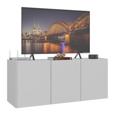 Imagem de Rack Para Tv Até 32 Polegadas Com Suspenso Mp1066 Branco Branco