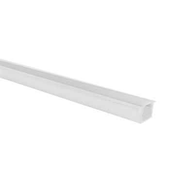 Imagem de Perfil De Embutir Para Fita Led Blumenau Line 25mm Com 3 Metros Branco Fosco