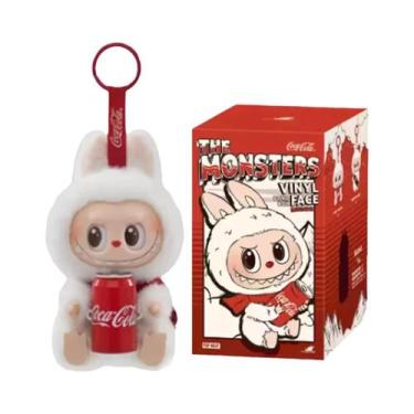 Imagem de Labubu Batimento Cardíaco Macaron Pingente Boneca Chaveiro Grande Em S