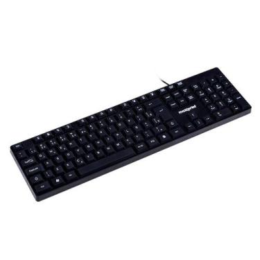 Imagem de Teclado Maxprint OFFICEEASY Multimidia FN USB 2.0 ABNT2 Preto 60000153