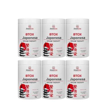 Imagem de 6 Btox Capilar Redutor De Volumes Japonesa - Atacado - Steel Liss Cosm