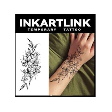 Imagem de INKARTLINK Tattoo Tech, 2 Folhas De Tatuagem Semipermanente Grande, Tatuagens Temporárias Com Design Artístico Para Adultos, Duram 1 A Semanas, À Prova D'Água, Aparência Realista, Sem Adesivo, Refle