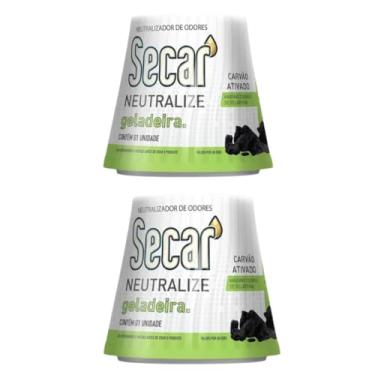 Imagem de 2 Neutralizador De Odores Secar Geladeira Carbono Carvão Ativado Natural Elimina Cheiros Fortes Geladeira Não Prejudica Alimentos