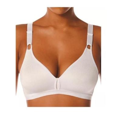 Imagem de Sutiã sem Bojo Olimpo Bourbon Demillus Confortável Plus Size, Mulher, 