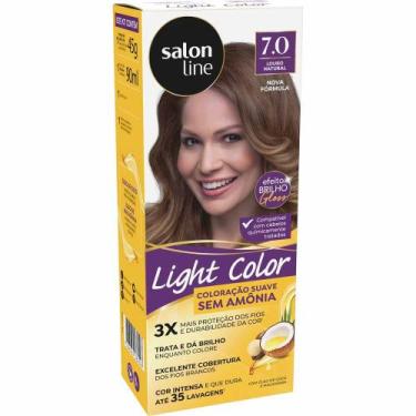 Imagem de Coloração Suave Light Color Salon Line, 7.0 Louro Natural