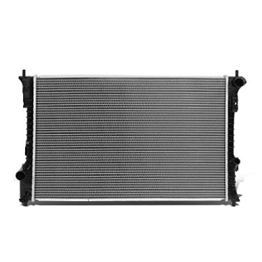 Imagem de DNA Motoring OEM-RA-13195 Radiador de núcleo de alumínio de 1 fileira compatível com Explorer 3,5L 3,7L V6,28-3/4" L X 19-3/16" A X 1" D, entrada de 3-1/2" Tomada cm