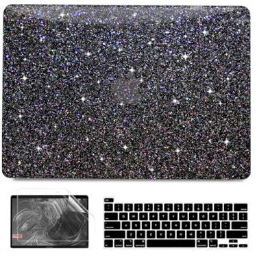 Imagem de Anban Capa compatível com MacBook Pro de 13 polegadas M2 M1 2025-2016 A2338 A2251 A2289 A2159 A1989 A1706 A1708, capa rígida de plástico + capa de teclado + protetor de tela para MacBook Pro de 13,3