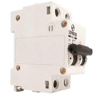 Imagem de Disjuntor Soprano DIN 2P 16A SHB-GII Curva C Branco