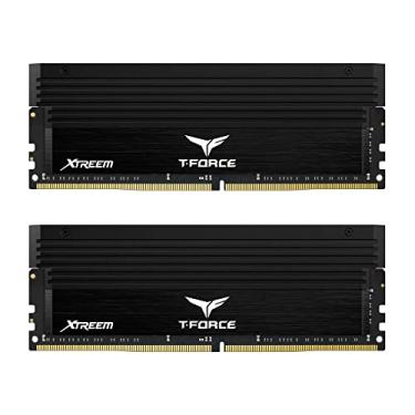 Imagem de TEAMGROUP Kit T-Force Xtreem de 16 GB (2 x 8 GB) 4000 MHz (PC4-32000) CL18 DDR4 Módulo de Memória RAM para Desktop - Preto TXKD416G4000HC18EDC01