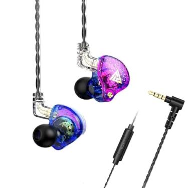 Imagem de Yeabomy Fones de ouvido para jogos com fio, monitores intra-auriculares QKZ AK6 PRO, fones de ouvido com fio com som de graves profundos, fones de ouvido intra-auriculares HiFi com novo driver