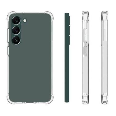 Imagem de Capinha Silicone Antichoque Transparente Compatível com Samsung S25 PLUS