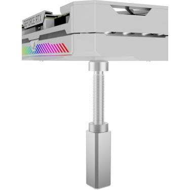 Imagem de Suporte para placa gráfica GPU, suporte para placa de vídeo, suporte para GPU, prata, GH80S (50-80 mm / 1,97-3,15 pol.)