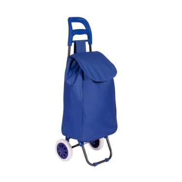 Imagem de Carrinho de Compras Leva Tudo Bag To Go - Azul - MOR