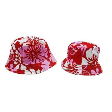 Imagem de Chapéu Cata Ovo Estampado - Azul Claro - Pierside, Vermelho