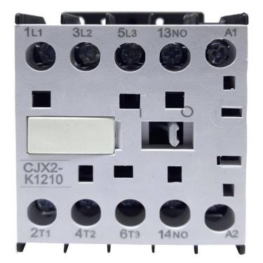 Imagem de Mini Contator Tripolar Cjx2-K 1210 1Na 220V 12A