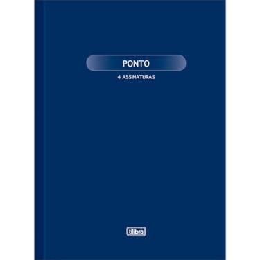Imagem de Tilibra - Livro de Ponto Capa Dura Grande - 4 Assinaturas 100fls - 1 un