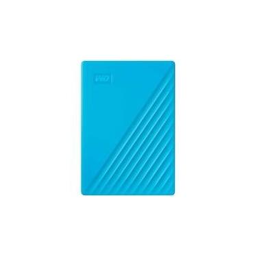 Imagem de HD Externo WD My Passport, 4TB, USB 3.0, Azul - WDBPKJ0040BBL-WESN