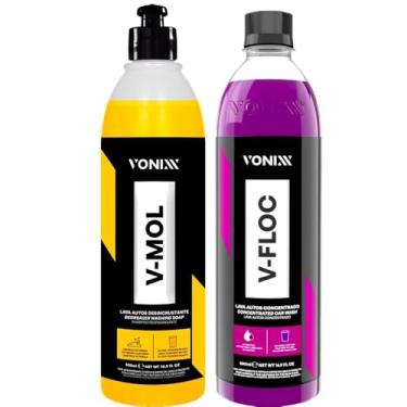 Imagem de Kit Shampoo Automotivo Sujeira Pesada V-Floc V-Mol Vonixx