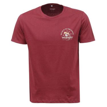 Imagem de Camiseta Masculina Vinho Wrangler 38335