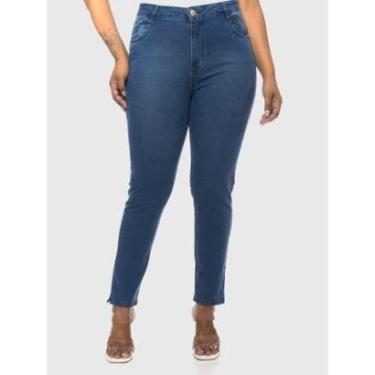 Imagem de Calça Jeans Feminina Cigarrete Intermediária Crocker-Feminino