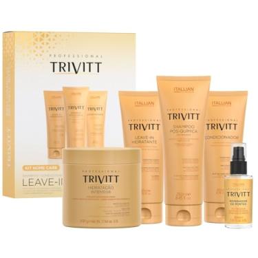 Imagem de Trivitt, Trivitt: Hidratação Intensiva 500g, Kit Homecare com Leave-In e Reparador de Pontas 30ml