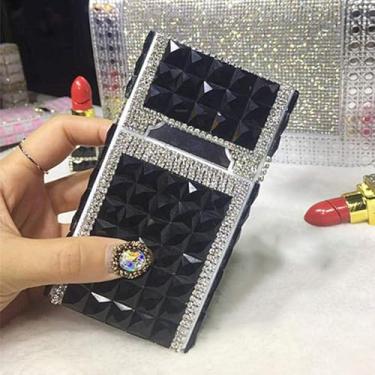 Imagem de Estojo De Cigarro Mais Leve, Bobina Recarregável Usb Elétrica De Luxo à Prova De Vento à Prova De Vento Mini Suporte De Charuto Fino E Portátil Caixa De Bolso, White