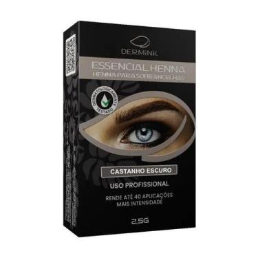 Imagem de Essencial Henna Dermink Para Sobrancelhas 2,5g Várias Cores, Castanho 
