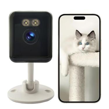 Imagem de Câmera De Segurança Sem Fio À Prova D'água Interna E Externa De 2 MP WiFi HD Com Visão Noturna Detecção De Movimento Áudio Bidirecional Aplicativo YI Lot Armazenamento Em Nuvem/SD Vigilância Residenci