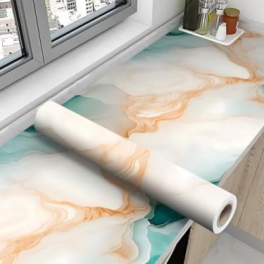 Imagem de NYZE Papel de parede vintage descasque e cole papel de parede autoadesivo moderno papel de parede removível para decoração de armário de quarto 39,3L x 16W