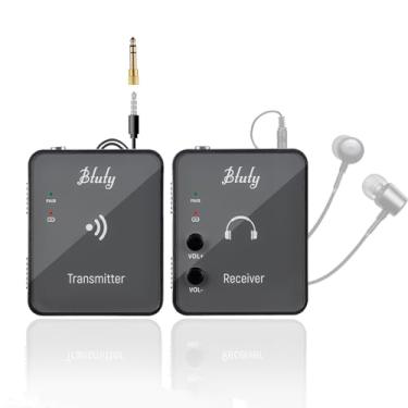 Imagem de Btuty Sistema De Monitoramento Intra-Auricular Sem Fio Com Transmissão Fone Ouvido E Receptor Recarregável (Cinza - Transmissor)
