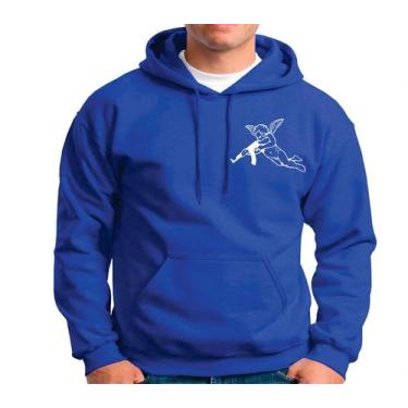 Imagem de Blusa Moletom Masculino Anjo Com Ak47 Moleton Alta Qualidade P M G GG,