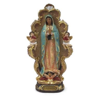 Imagem de Imagem Nossa Senhora De Guadalupe Importada Resina 21,5 Cm - Amém Deco