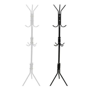 Imagem de Mancebo Cabideiro 12 Ganchos Organizador Roupas Casaco Bolsa - Moment,