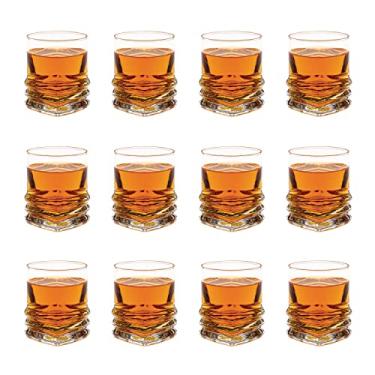 Imagem de Vikko Copos de dose de 78 g, conjunto de 12 copos pequenos para bebidas alcoólicas e bebidas alcoólicas, copos de dose duráveis de tequila para doses de álcool e café expresso