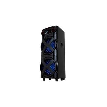 Imagem de Torre de Som Amplificada Polyvox, TWS, 2000W, Bluetooth, Bivolt, Preto - XT-2000T