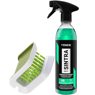 Imagem de Kit Automotivos Limpeza Multiação Sintra Fast 500ml Limpador Universal Multiuso Escova Limpa Cintos Segurança Karbox