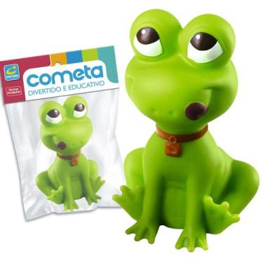 Imagem de Sapinho Soft Animal de Brinquedo P/ Bebês, Mordedor Macio - Cometa Bri