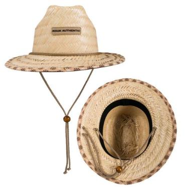 Imagem de Chapéu de Palha Infantil Proteção UV Praia Piscina Sol Kids Beach Calo