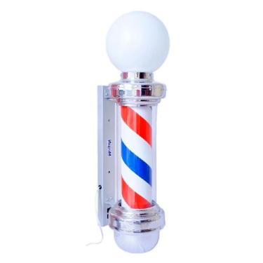 Imagem de Barber Pole Poste Para Barbearia 65cm Com Globo - Megan