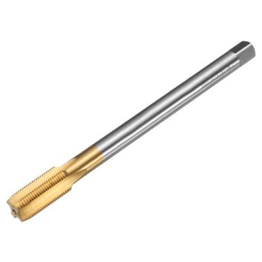 Imagem de uxcell Torneira de rosca métrica M12 x 1 H2 130 mm rosca reta rosca fresadora torneiras ferramenta de reparo de rosqueamento