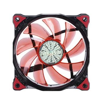 Imagem de Akasa Ventoinha de resfriamento LED vermelho de 120 mm da Vegas AK-FN091-RD